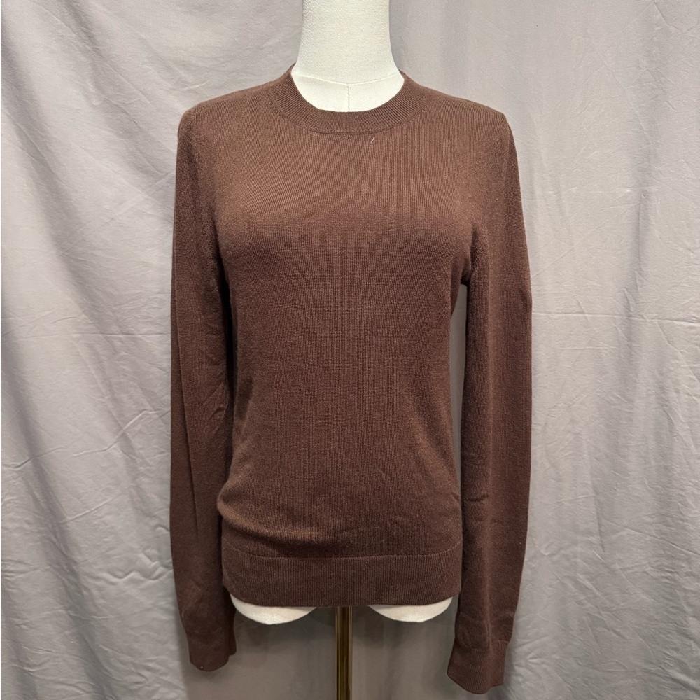 Splendid Rosanna Crewneck Sweater Soft Chocolate Brown - Size S